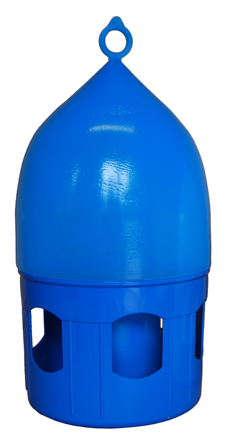 Taubentränke 2L Automatisch - PVC Vogeltränke Blau