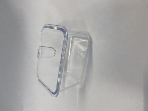 Plastiknapf klar selbsthaltend 6 x 4 x 4,4cm
