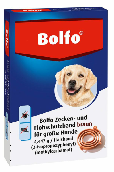 Bolfo Zecken- und Flohschutzband braun